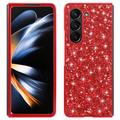 Custodia ibrida per Samsung Galaxy Z Fold6 Serie Glitter - Rossa