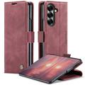 Custodia a Portafoglio Caseme 013 Serie per Samsung Galaxy Z Fold7 - Rosso vino