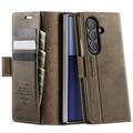 Custodia a portafoglio in pelle di vitello con blocco RFID Samsung Galaxy Z Fold7 Caseme 033