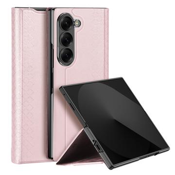  Custodia Flip Dux Ducis Bril per Samsung Galaxy Z Fold7 - Rosa