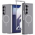 Custodia magnetica sottile con protezione dello schermo in vetro temperato Samsung Galaxy Z Fold7 GKK - Grigio