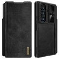 Custodia Flip Nillkin Qin Pro per Samsung Galaxy Z Fold7 - Nera