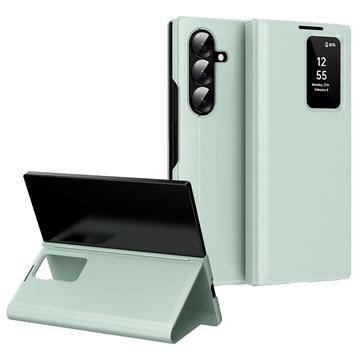 Custodia Flip Samsung Galaxy Z Fold7 Smart Clear View con slot per schede