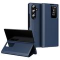 Custodia Samsung Galaxy Z Fold7 Smart Clear View con slot per schede - Zaffiro