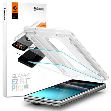 Protezione dello schermo in vetro temperato Samsung Galaxy Z Fold7 Spigen Glas.tR EZ Fit Pro - 2 Pezzi. - Trasparente