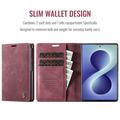 Custodia a Portafoglio Caseme 013 Serie per Samsung Galaxy Z Fold8 - Rossa