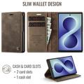 Custodia a portafoglio in pelle di vitello con blocco RFID Samsung Galaxy Z Fold8 Caseme 033