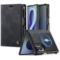 Custodia a portafoglio staccabile 2 in 1 Samsung Galaxy Z Fold8 Caseme C49 - Compatibile con MagSafe, RFID - Nera