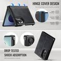 Custodia a portafoglio staccabile 2 in 1 Samsung Galaxy Z Fold8 Caseme C49 - Compatibile con MagSafe, RFID - Nera