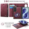 Custodia a portafoglio staccabile 2 in 1 Samsung Galaxy Z Fold8 Caseme C49 - Compatibile con MagSafe, RFID