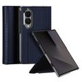  Custodia Flip Dux Ducis Bril per Samsung Galaxy Z Fold8 - Blu