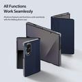  Custodia Flip Dux Ducis Bril per Samsung Galaxy Z Fold8 - Blu