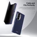 Custodia magnetica Dux Ducis Vyne per Samsung Galaxy Z Fold8 con protezione per la cerniera - Blu