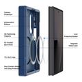 Custodia ibrida per Samsung Galaxy Z Fold8 Dux Ducis Yind - Compatibile con MagSafe - Tummansininen