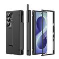 Custodia con cerniera magnetica per Samsung Galaxy Z Fold8 Ultra con stilo e protezione per lo schermo in vetro temperato