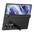 Custodia con cerniera magnetica per Samsung Galaxy Z Fold8 Ultra con stilo e protezione per lo schermo in vetro temperato