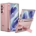 Custodia con cerniera magnetica per Samsung Galaxy Z Fold8 Ultra con stilo e protezione per lo schermo in vetro temperato - Oro rosa