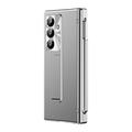Custodia con cerniera magnetica per Samsung Galaxy Z Fold8 Ultra con stilo e protezione per lo schermo in vetro temperato - Argento