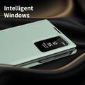 Custodia Flip Samsung Galaxy Z Fold8 Smart Clear View con slot per schede - Verde chiaro