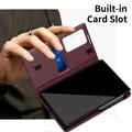 Custodia Samsung Galaxy Z Fold8 Smart Clear View con slot per schede - Rosso vino