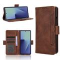 Custodia a portafoglio per Samsung Galaxy Z Fold8 Ultra - Marrone