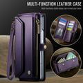 Custodia a portafoglio con blocco RFID CaseMe C36 per Samsung Galaxy Z Fold8 Ultra - Viola