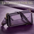 Custodia a portafoglio con blocco RFID CaseMe C36 per Samsung Galaxy Z Fold8 Ultra - Viola