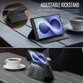 Custodia a portafoglio in pelle di vitello con blocco RFID Samsung Galaxy Z Fold8 Ultra Caseme 033 - Nera
