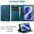 Custodia a portafoglio in pelle di vitello con blocco RFID Samsung Galaxy Z Fold8 Ultra Caseme 033 - Verde