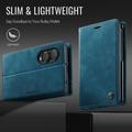 Custodia a portafoglio in pelle di vitello con blocco RFID Samsung Galaxy Z Fold8 Ultra Caseme 033 - Verde