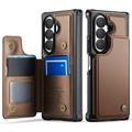 Custodia Samsung Galaxy Z Fold8 Ultra Caseme C22 con porta carte RFID - Marrone