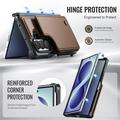 Custodia Samsung Galaxy Z Fold8 Ultra Caseme C22 con porta carte RFID - Marrone