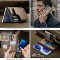 Custodia Samsung Galaxy Z Fold8 Ultra Caseme C22 con porta carte RFID - Marrone
