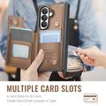 Custodia Samsung Galaxy Z Fold8 Ultra Caseme C22 con porta carte RFID - Marrone
