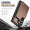 Custodia Samsung Galaxy Z Fold8 Ultra Caseme C22 con porta carte RFID - Marrone