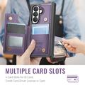 Custodia Samsung Galaxy Z Fold8 Ultra Caseme C22 con porta carte RFID - Viola