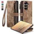 Custodia a Portafoglio Multifunzionale Caseme C30 per Samsung Galaxy Z Fold8 Ultra - Marrone