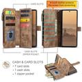 Custodia a Portafoglio Multifunzionale Caseme C30 per Samsung Galaxy Z Fold8 Ultra - Marrone
