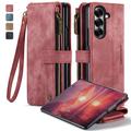 Custodia a Portafoglio Multifunzionale Caseme C30 per Samsung Galaxy Z Fold8 Ultra - Rossa