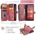 Custodia a Portafoglio Multifunzionale Caseme C30 per Samsung Galaxy Z Fold8 Ultra - Rossa