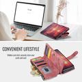 Custodia a Portafoglio Multifunzionale Caseme C30 per Samsung Galaxy Z Fold8 Ultra - Rossa