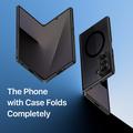 Custodia ibrida Dux Ducis Aimo compatibile con MagSafe per Samsung Galaxy Z Fold8 Ultra - Nera