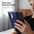 Custodia magnetica Dux Ducis Vyne per Samsung Galaxy Z Fold8 Ultra con protezione per la cerniera - Blu