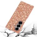 Custodia ibrida per Samsung Galaxy Z Fold8 Ultra Serie Glitter - Rosa Oro