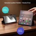 Custodia in pelle a portafoglio Samsung Galaxy Z Fold8 Ultra Qialino Classic - Marrone Scuro