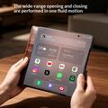 Custodia in pelle a portafoglio Samsung Galaxy Z Fold8 Ultra Qialino Classic - Marrone Scuro