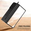 Custodia Samsung Galaxy Z TriFold Kickstand con protezione dello schermo in vetro temperato e penna stilo - Nero