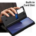 Custodia Samsung Galaxy Z TriFold Smart Clear View con slot per schede - Nero