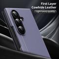 Custodia Samsung Galaxy Z TriFold Smart Clear View con slot per schede - Grigio Viola
