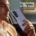 Custodia Samsung Galaxy Z TriFold Smart Clear View con slot per schede - Grigio Viola